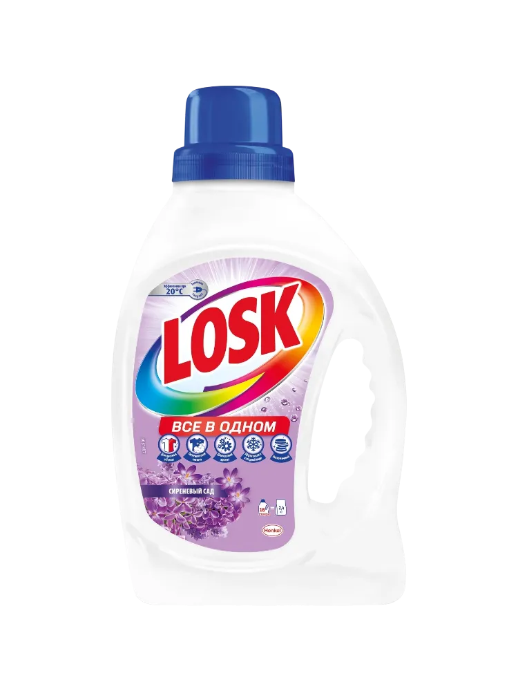 ГЕЛЬ Д/СТИРКИ LOSK СИРЕНЕВЫЙ САД 1,04Л