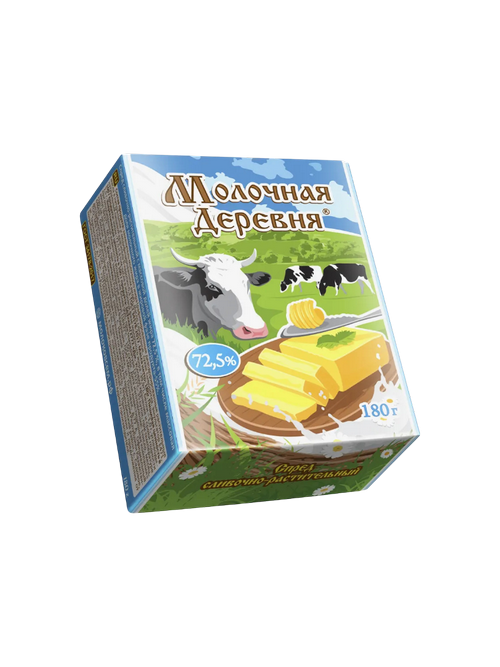 СПРЕД МОЛОЧНАЯ ДЕРЕВНЯ 180Г 72,5%
