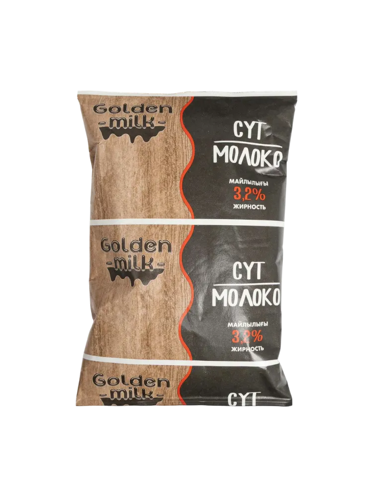МОЛОКО 3,2% GOLDEN MILK 0.9Л