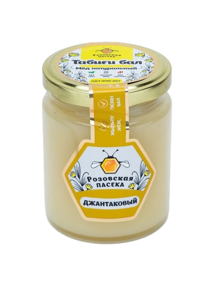 МЕД РОЗОВСКАЯ ПАСЕКА 350Г ДЖАНТАКОВЫЙ СТ/Б