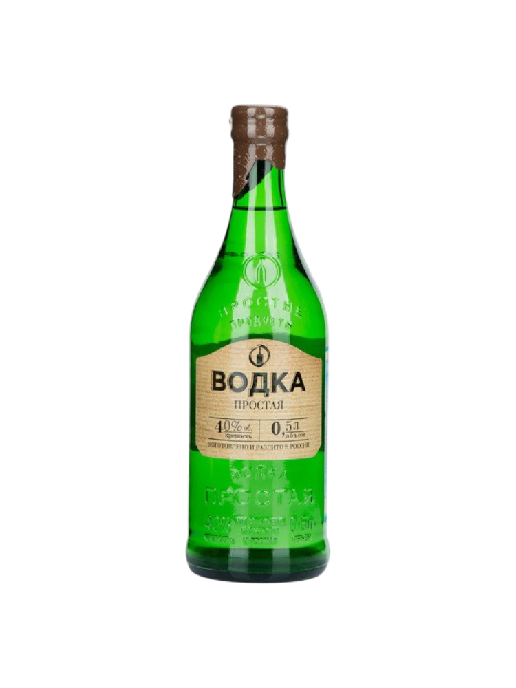 ВОДКА ПРОСТАЯ 0.5Л 40% - фото 1