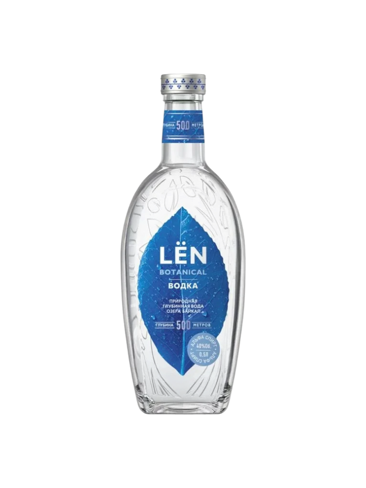 ВОДКА LEN 0,5Л НА ВОДЕ ОЗЕРА БАЙКАЛ 40% - фото 1