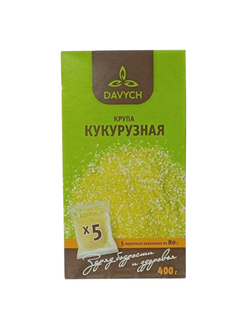 КРУПА DAVYCH КУКУРУЗНАЯ 400Г КОР