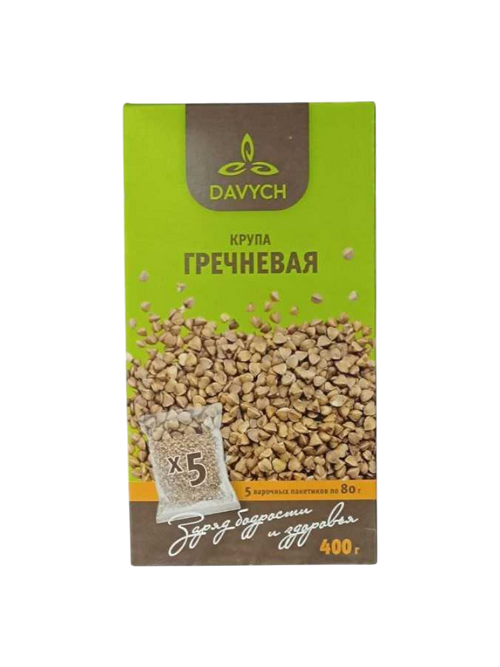 КРУПА DAVYCH ГРЕЧНЕВАЯ 400Г КОР