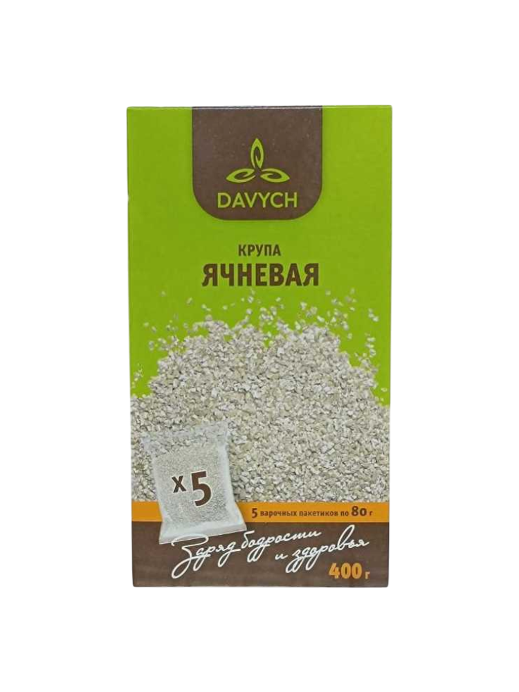 КРУПА DAVYCH ЯЧНЕВАЯ 400Г КОР