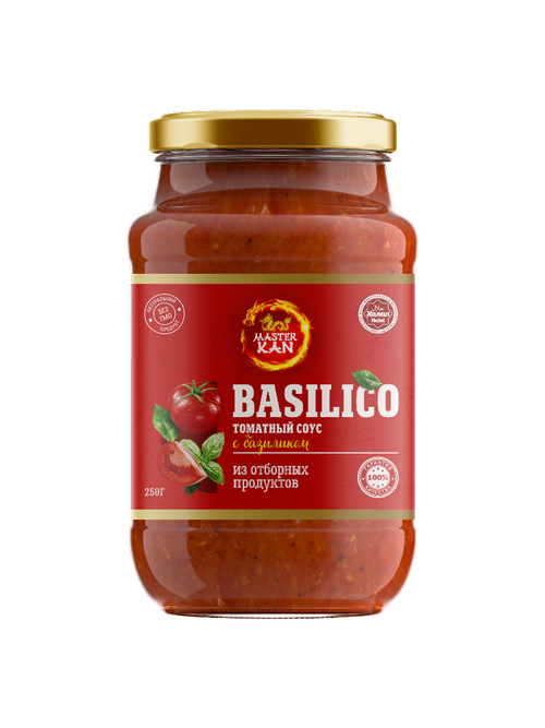 СОУС ТОМАТНЫЙ МАСТЕР КАН BASILIKO 250Г