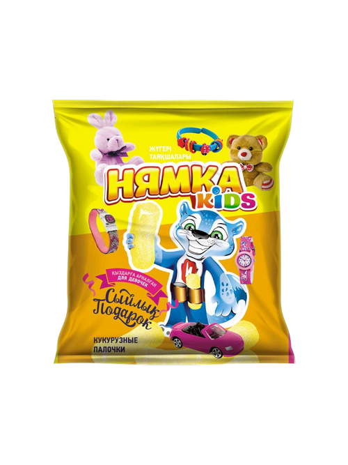 КУКУРУЗНЫЕ ПАЛОЧКИ НЯМКА KIDS 50ГР ИГУШКА ДЛЯ ДЕВ