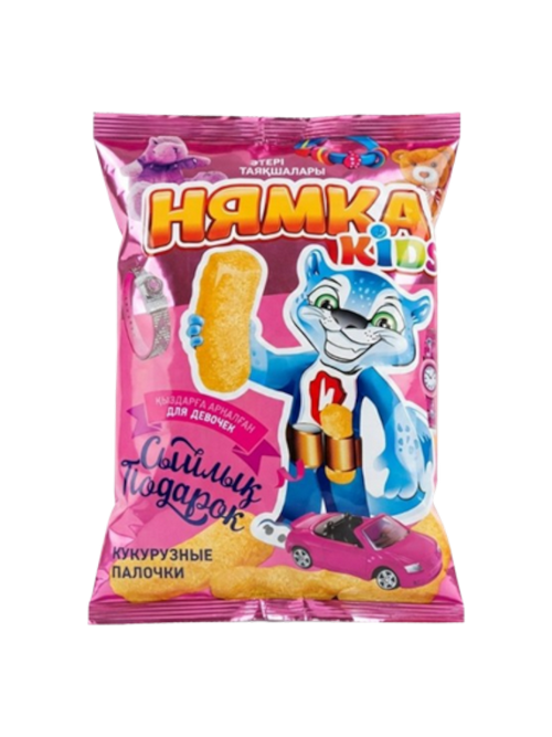 КУКУРУЗНЫЕ ПАЛОЧКИ НЯМКА KIDS 120ГР ИГУШКА ДЛЯ ДЕВ