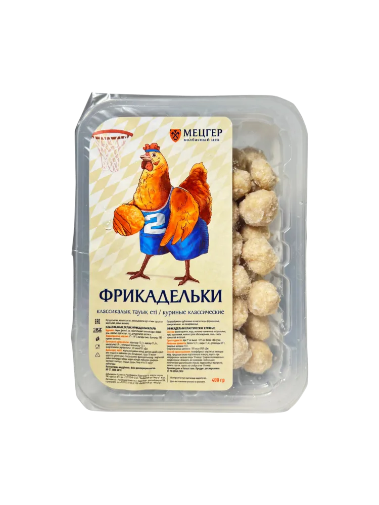 ФРИКАДЕЛЬКИ МЕЦГЕР 400Г КУРИНЫЕ 