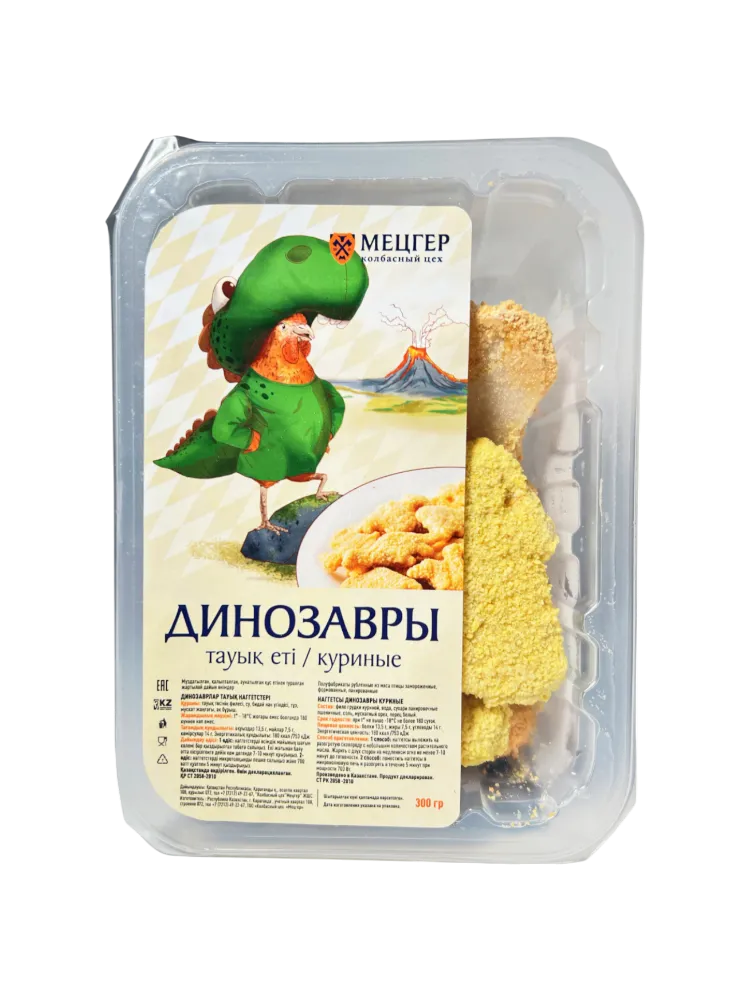 НАГГЕТСЫ МЕЦГЕР 300Г ДИНОЗАВРЫ