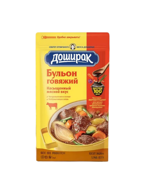 БУЛЬОН ДОШИРАК 90Г ГОВЯЖИЙ