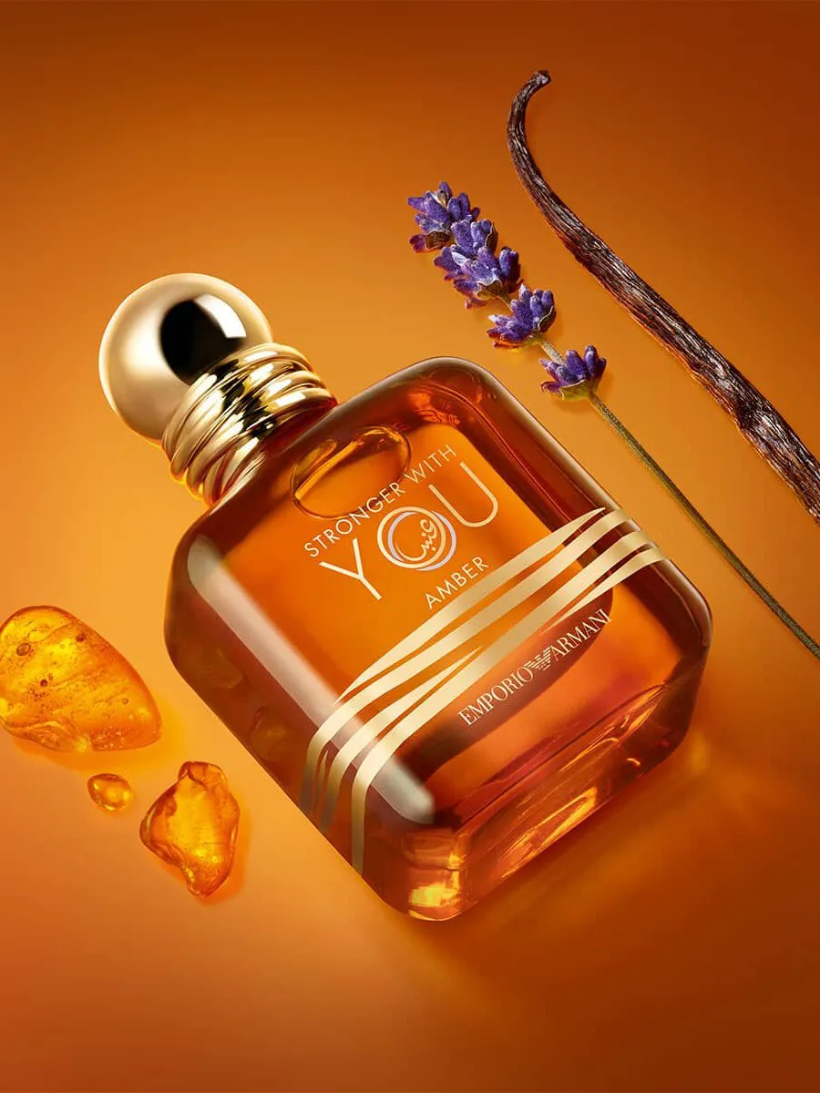 ARMANI 	STRONGER WITH YOU AMBER  Парфюм  Man на распив 10 мл.