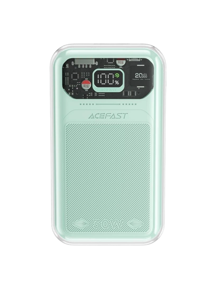 Паурбанк Acefast  Acefast Sparkling Series (M2) 30W 20000mAh Green