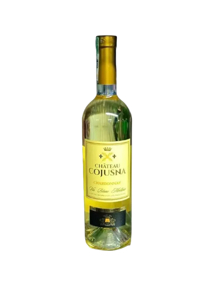 ВИНО CHATEAU COJUSNA 1Л CHARDONNAY БЕЛ CУХ 13% - фото 1