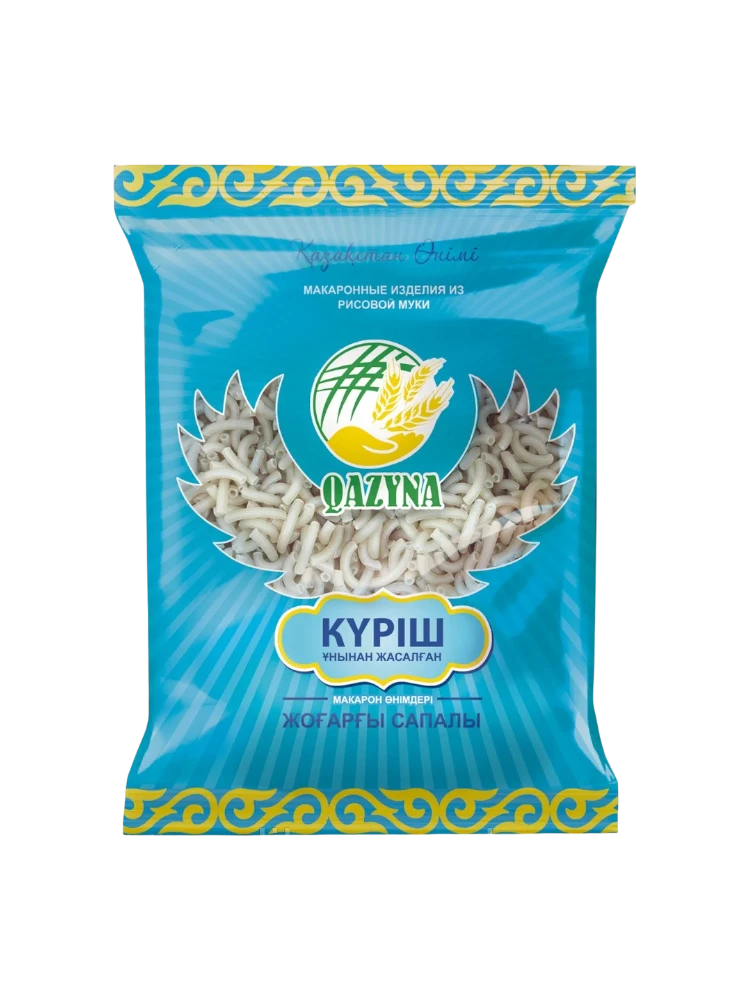 МАКАРОНЫ QAZYNA РИСОВЫЕ ВЕРМИШЕЛЬ 350ГР