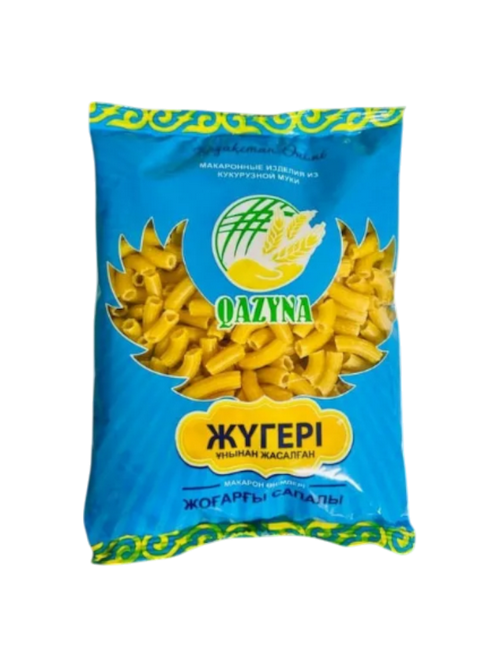 МАКАРОНЫ QAZYNA КУКУРУЗНЫЕ РОЖКИ 8 350ГР