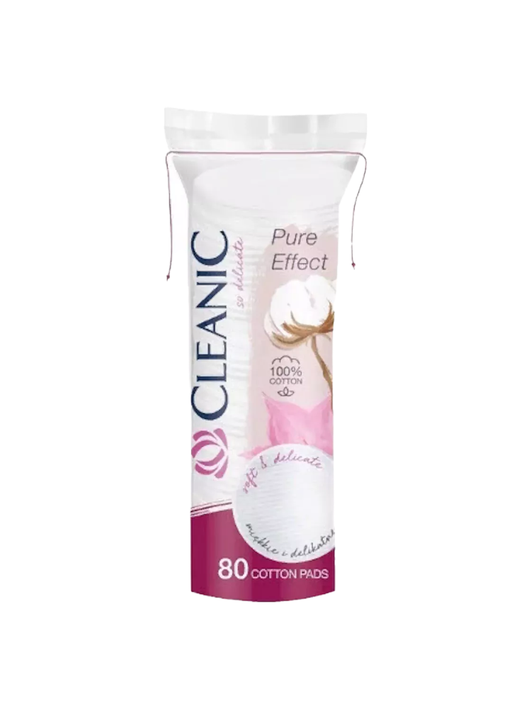 ВАТНЫЕ ДИСКИ CLEANIC 80ШТ