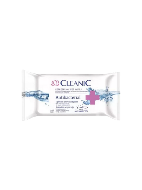 САЛФЕТКИ CLEANIC ВЛАЖ ОСВЕЖАЮЩИЕ 15ШТ