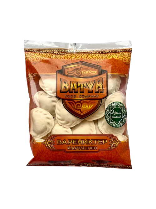 ВАРЕНИКИ BATYR FOOD COMPANY 400Г С КАРТОФЕЛЕМ