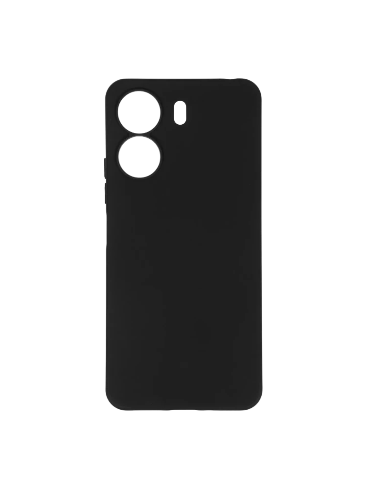 Чехол накладка Borasco Silicone Case матовый для Xiaomi Redmi 13C черный