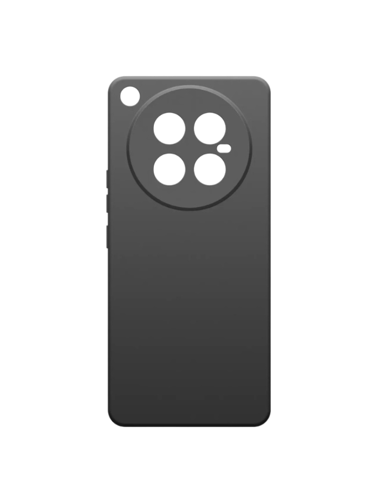 Чехол накладка Borasco Silicone Case матовый для Infinix ZERO 40 4G черный