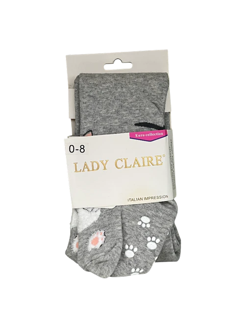 КОЛГОТКИ ДЕТСКИЕ LADY CLAIRE ДЛЯ МАЛЬЧ/ДЕВ  ХЛОПОК ОДНОШОВНЫЕ БЕЗ РИСУНКА В АСС (10)