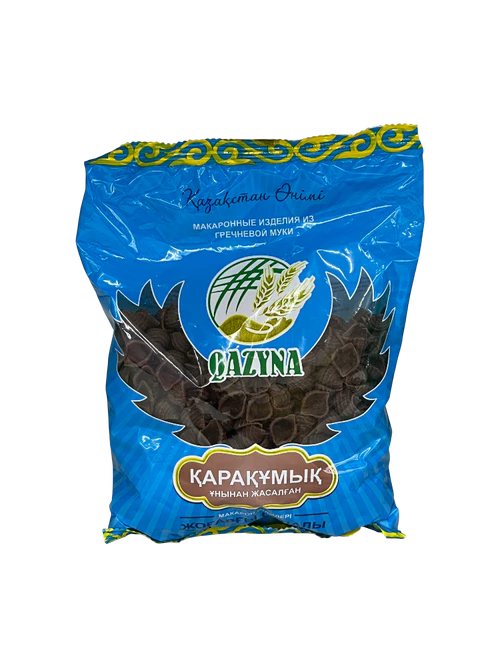 МАКАРОНЫ QAZYNA ГРЕЧНЕВЫЕ РАКУШКИ 350ГР