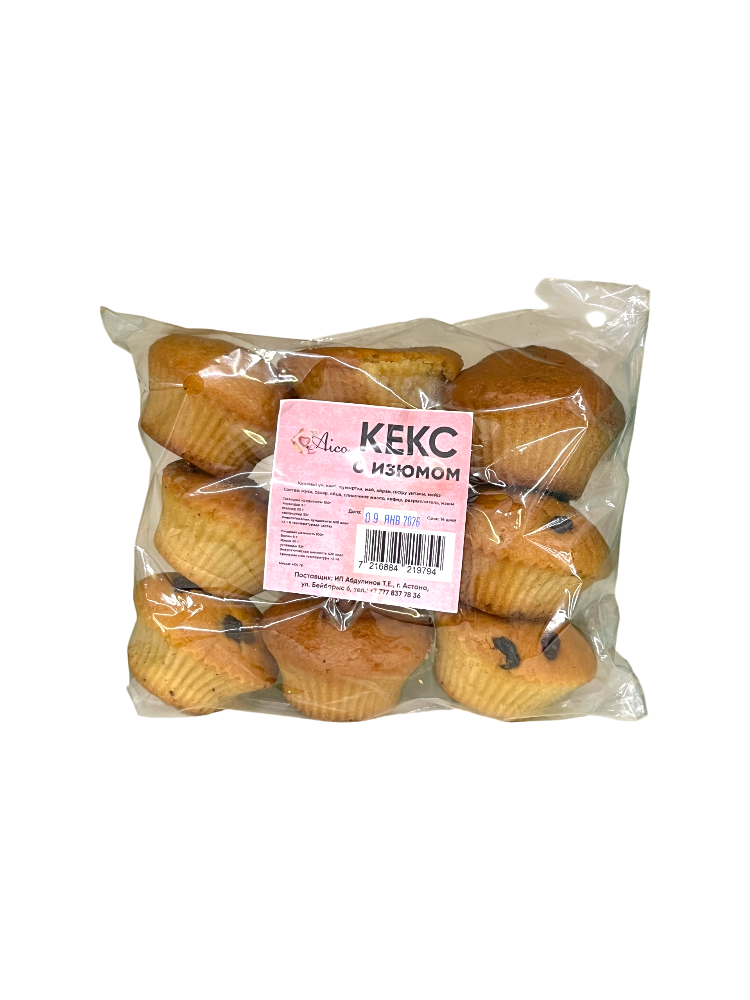 КЕКС AICO С ИЗЮМОМ 400Г