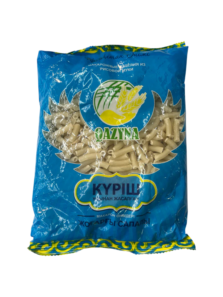 МАКАРОНЫ QAZYNA РИСОВЫЕ РОЖКИ 5 350ГР