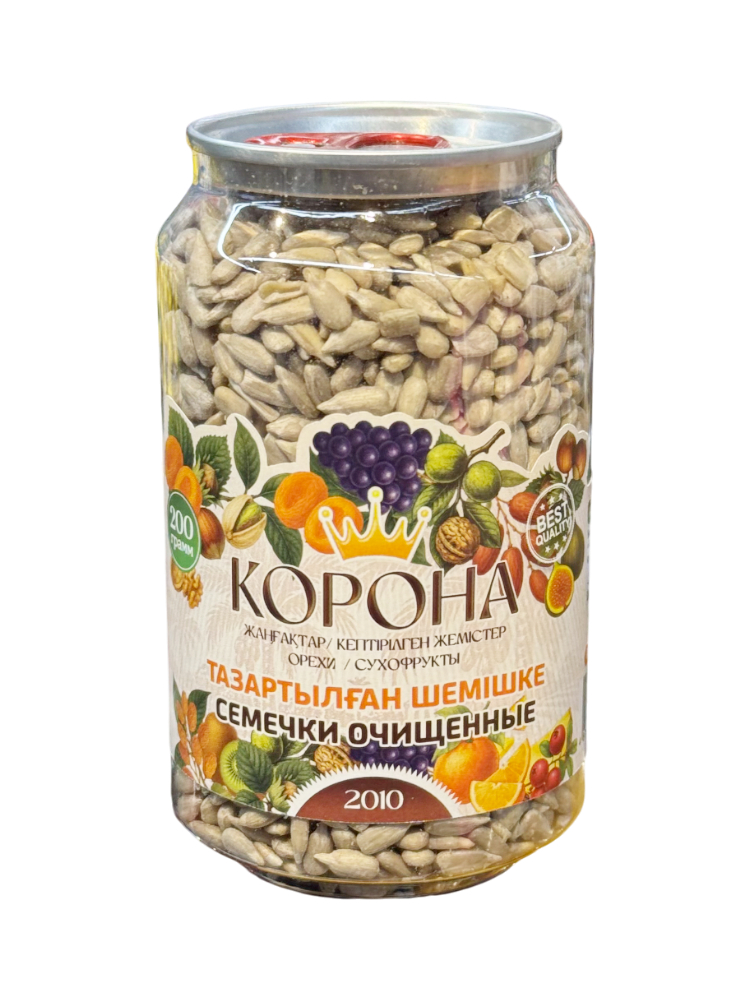 СЕМЕЧКИ ОЧИЩЕННЫЕ КОРОНА 200Г БАНКА