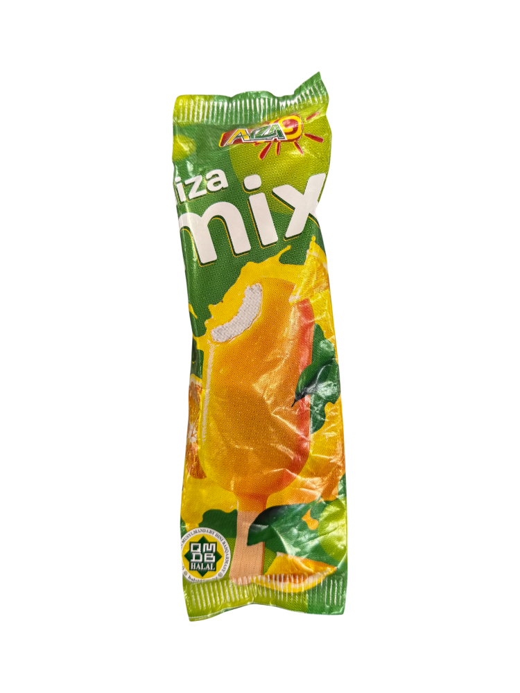 МОРОЖ AIZA MIX 50Г В ФРУКТОВОЙ ГЛАЗУРИ АПЕЛЬСИН