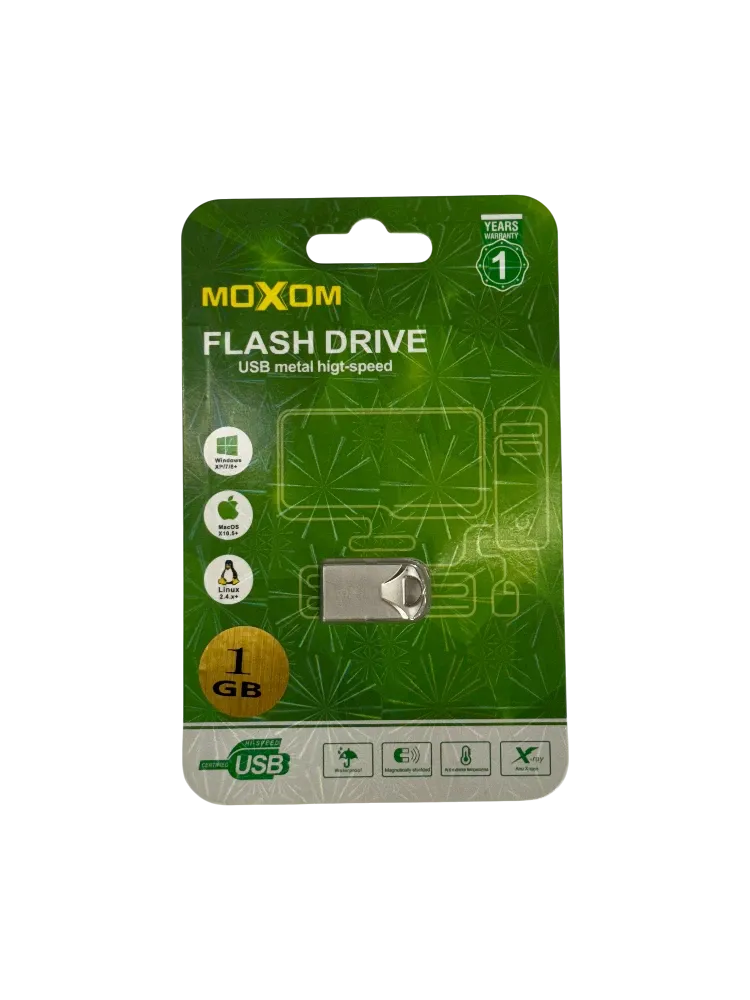 ФЛЕШ - НАКОПИТЕЛЬ MOXOM 1 GB