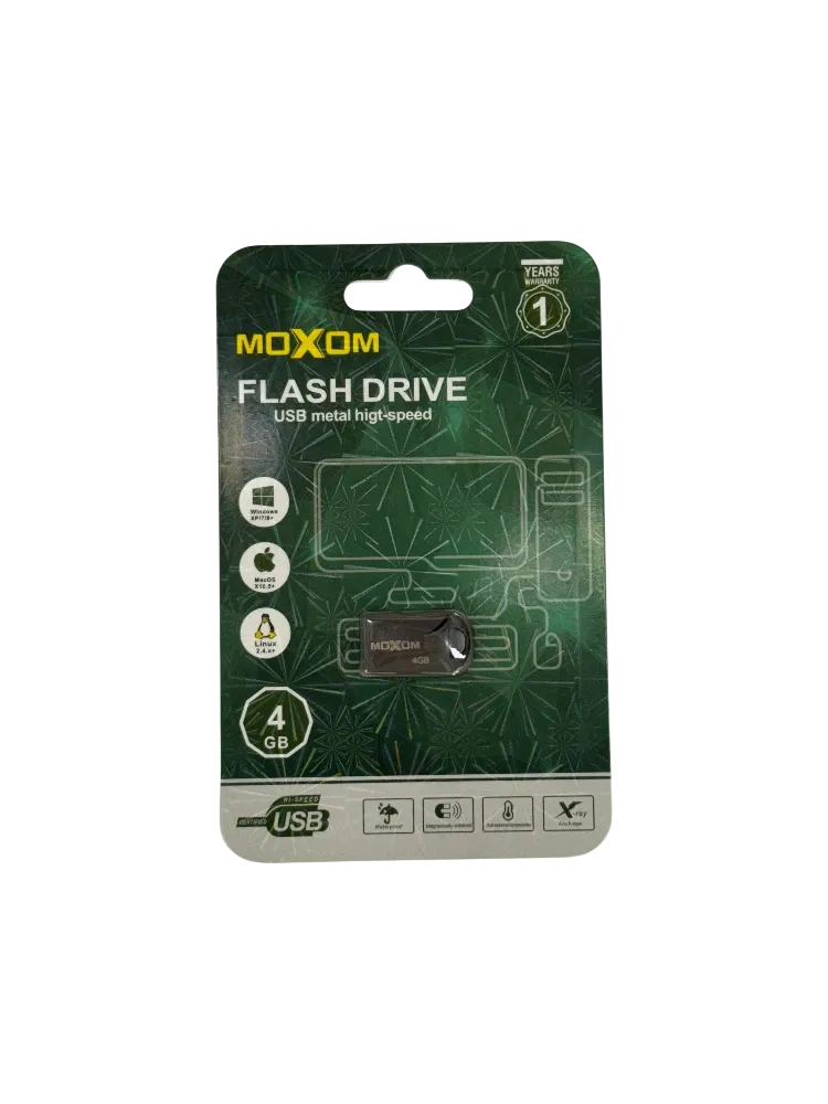 ФЛЕШ - НАКОПИТЕЛЬ MOXOM 4 GB