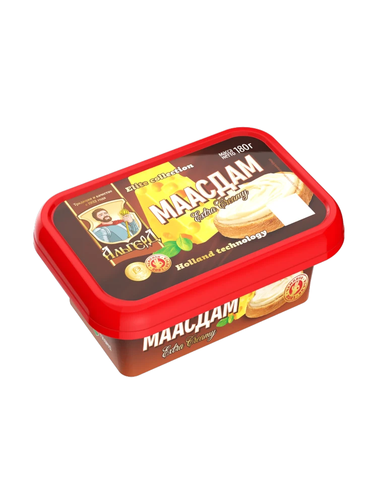 СЫР ПЛАВЛЕНЫЙ АЛЬГЕРД 180Г МААСДАМ 45%