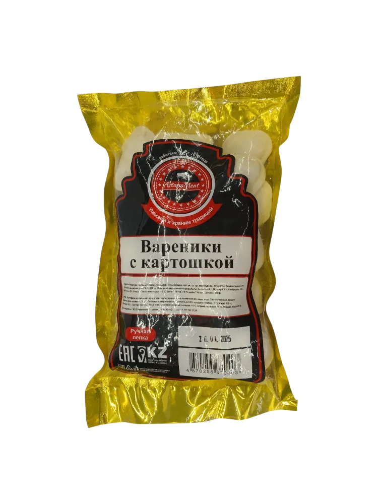 ВАРЕНИКИ ASTANAMEAT С КАРТОШКОЙ 400Г