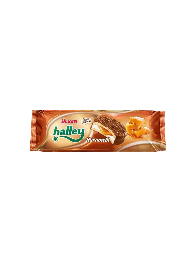 СЕНДВИЧ-ПЕЧЕНЬЕ HALLEY CHOCODAY CARAMEL 210ГР