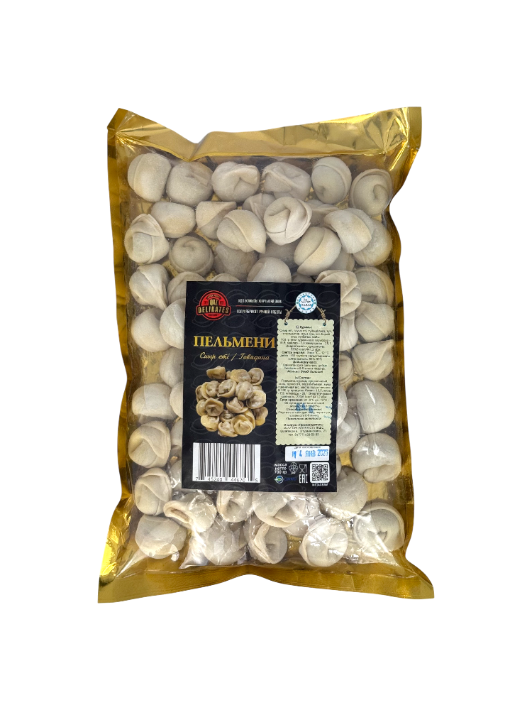 QAZ DELIKATES ПЕЛЬМЕНИ С ГОВЯДИНОЙ 700Г