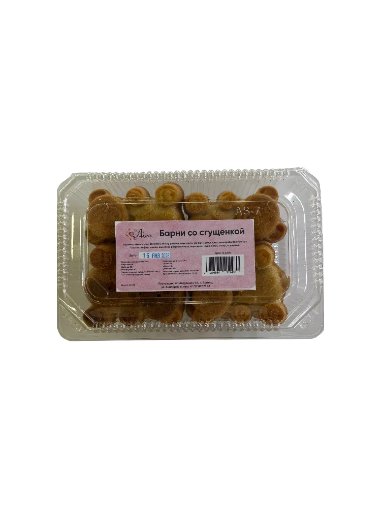 КЕКС AICO БАРНИ СО СГУЩЕНКОЙ 400ГР