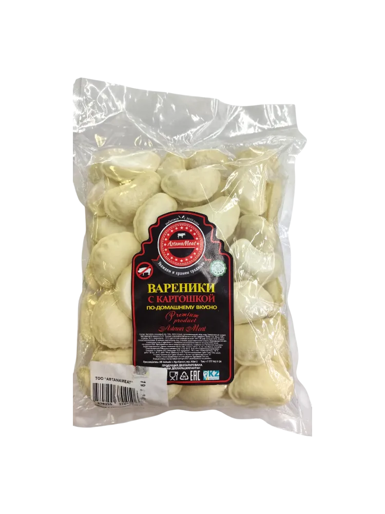 ВАРЕНИКИ ASTANAMEAT С КАРТОШКОЙ 800Г