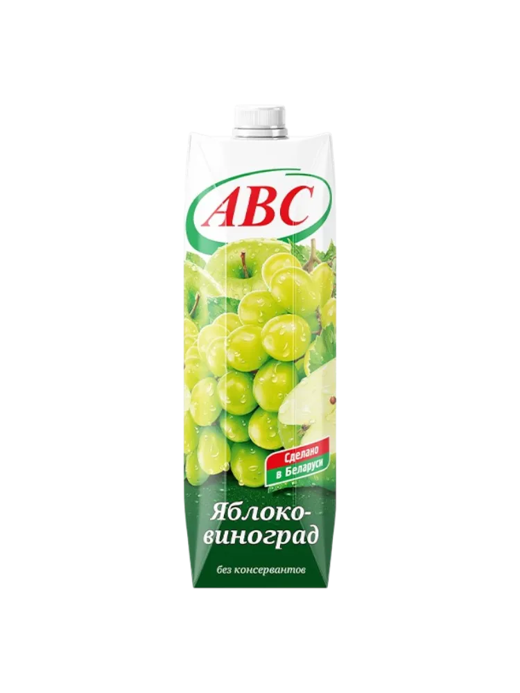 АВС Нектар Яблочно-виноградный осветленный  1,0 л
