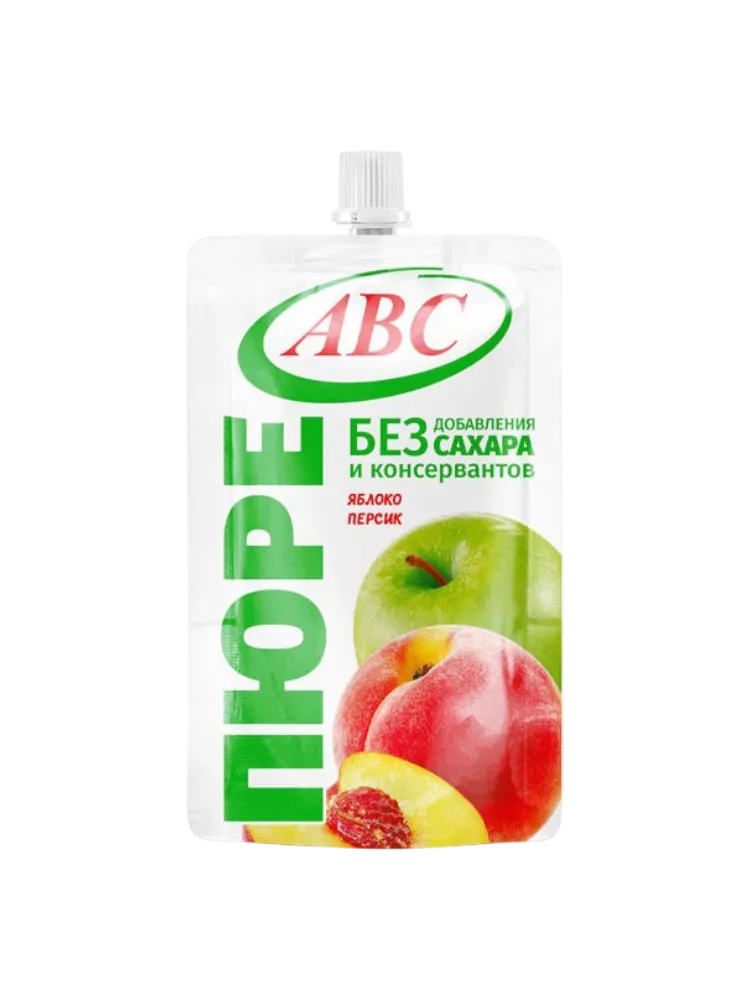 ABC Пюре Яблочно-персиковое стерилизованное