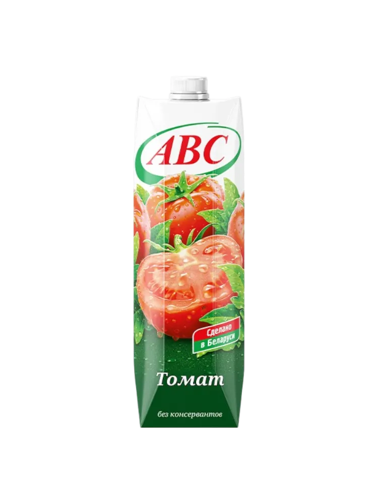 АВС Сок Томатный с мякотью и солью 1,0 л