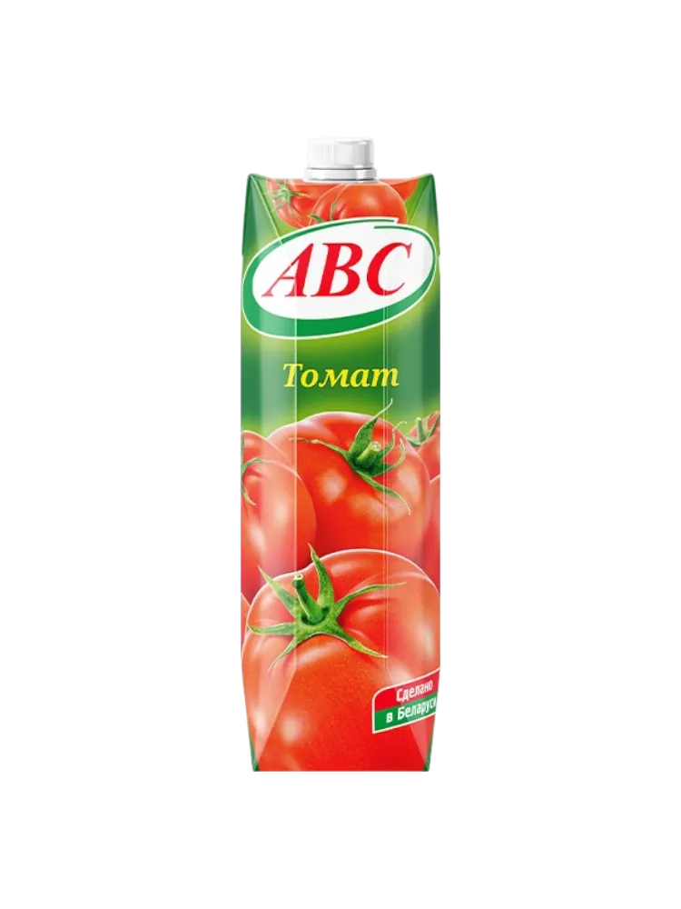 АВС Сок Томатный с мякотью и солью восст.гомогенизированный 1,0 л