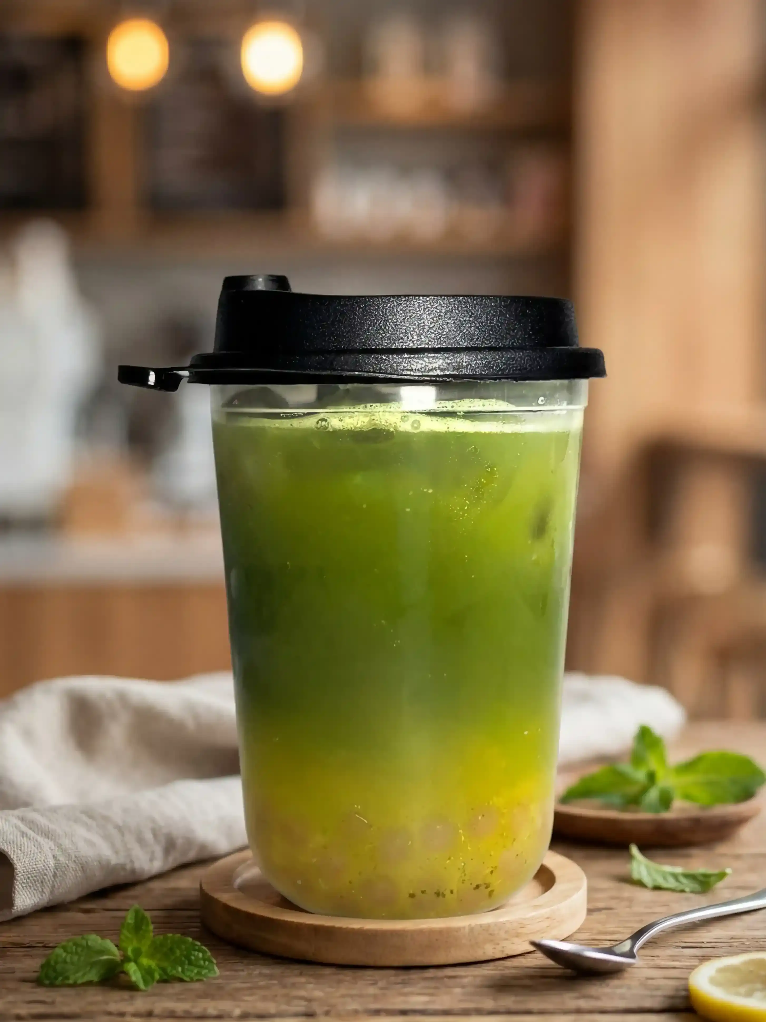 Bubble tea Бамбл Матча от Brofood