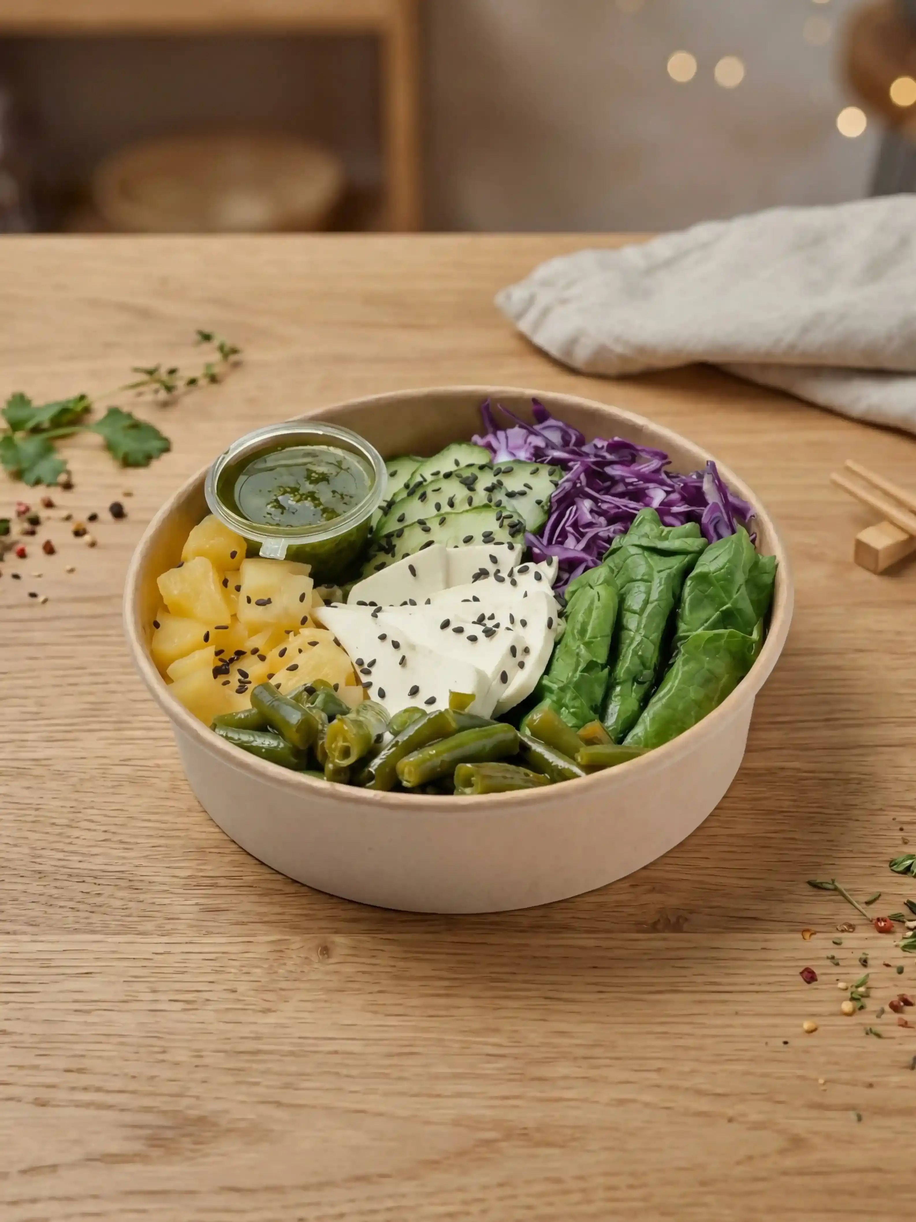 Боул веганский с фетаксой от Brofood