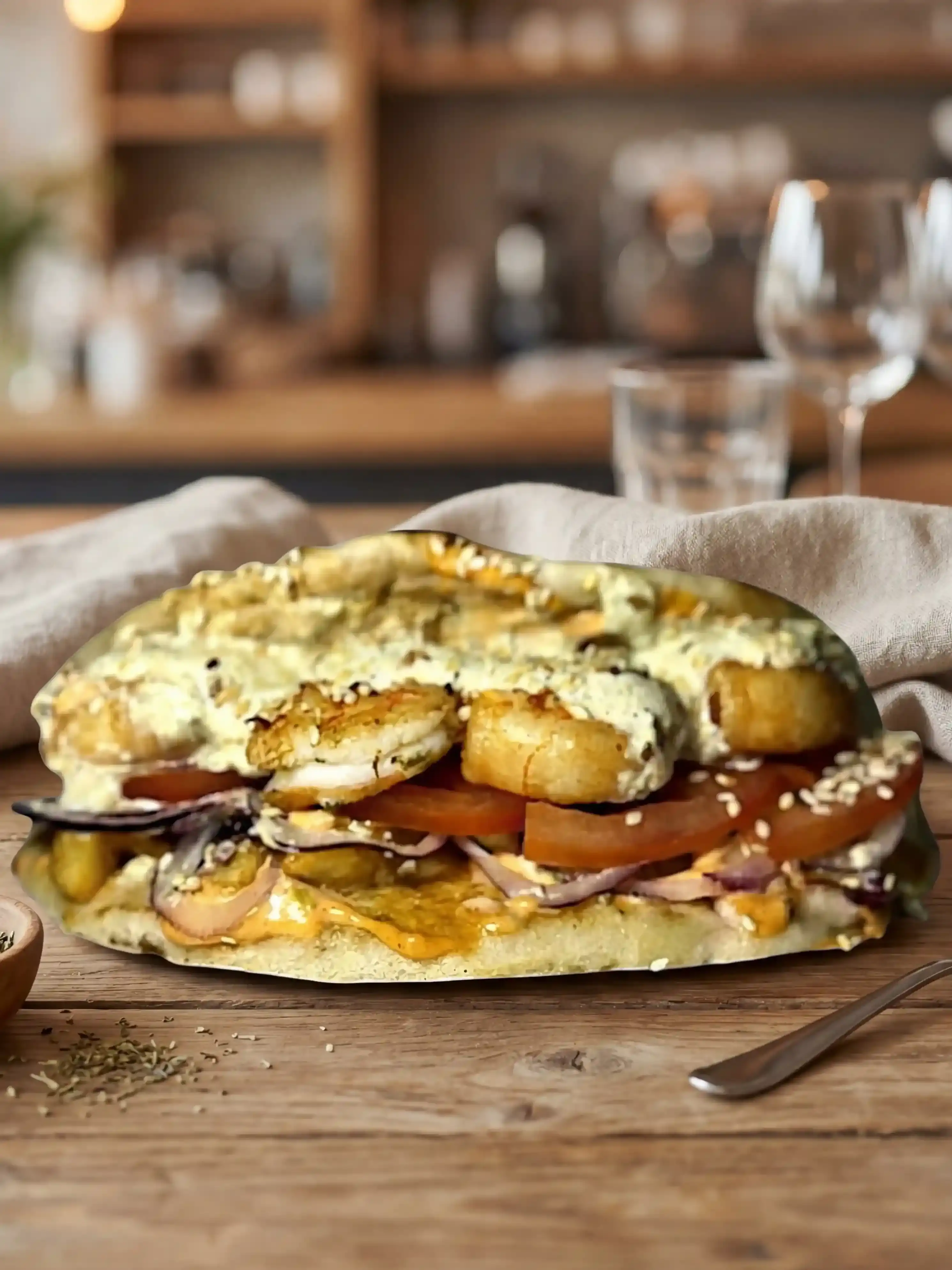 Гирос с креветкой от Brofood