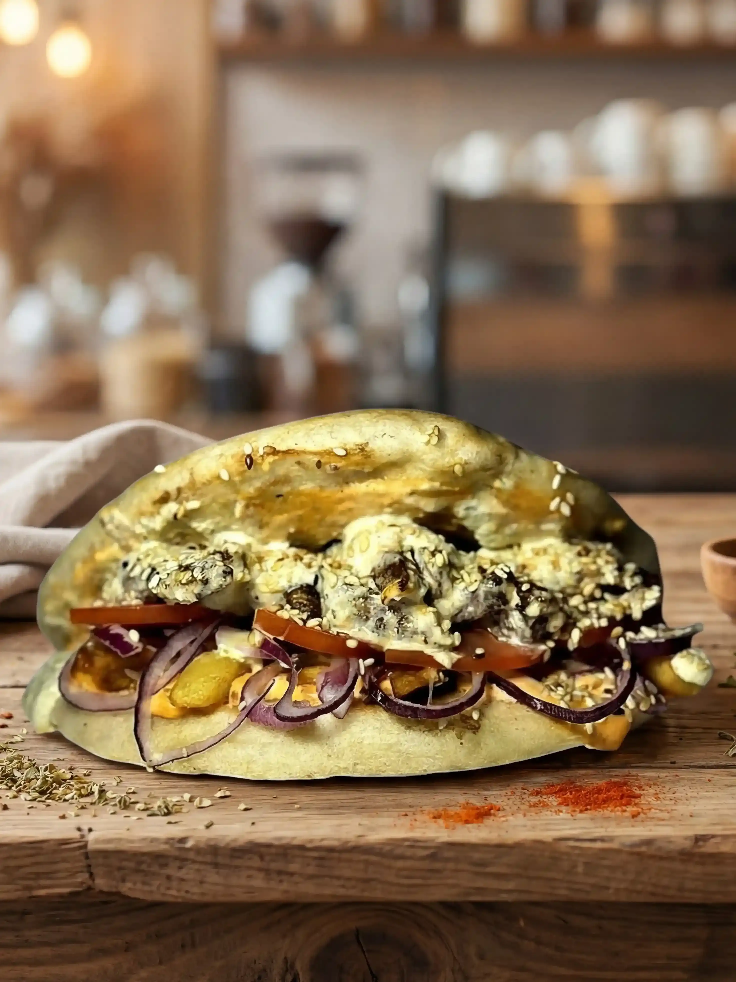 Гирос с курицей от Brofood