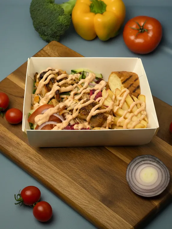 Донер в Тарелке Искандер с фри от Top Doner