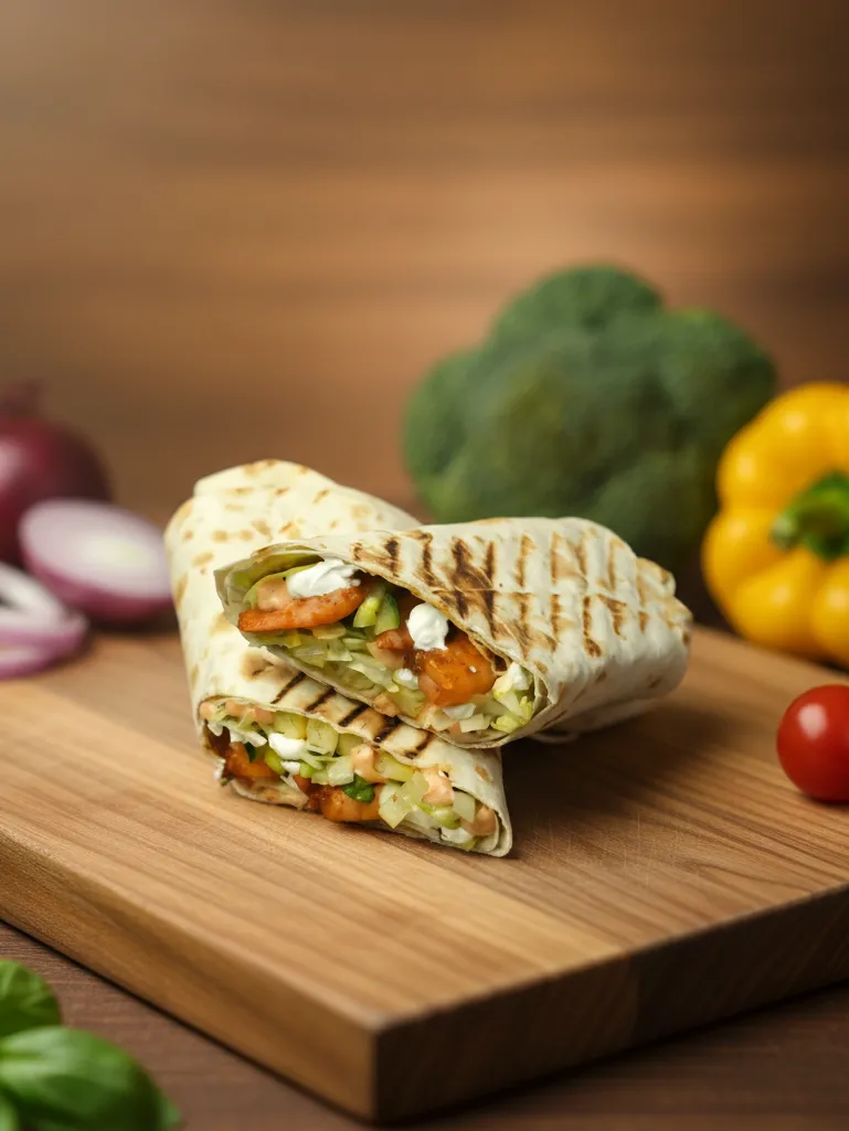 Донер в лаваше с Креветками (350г) от Top Doner