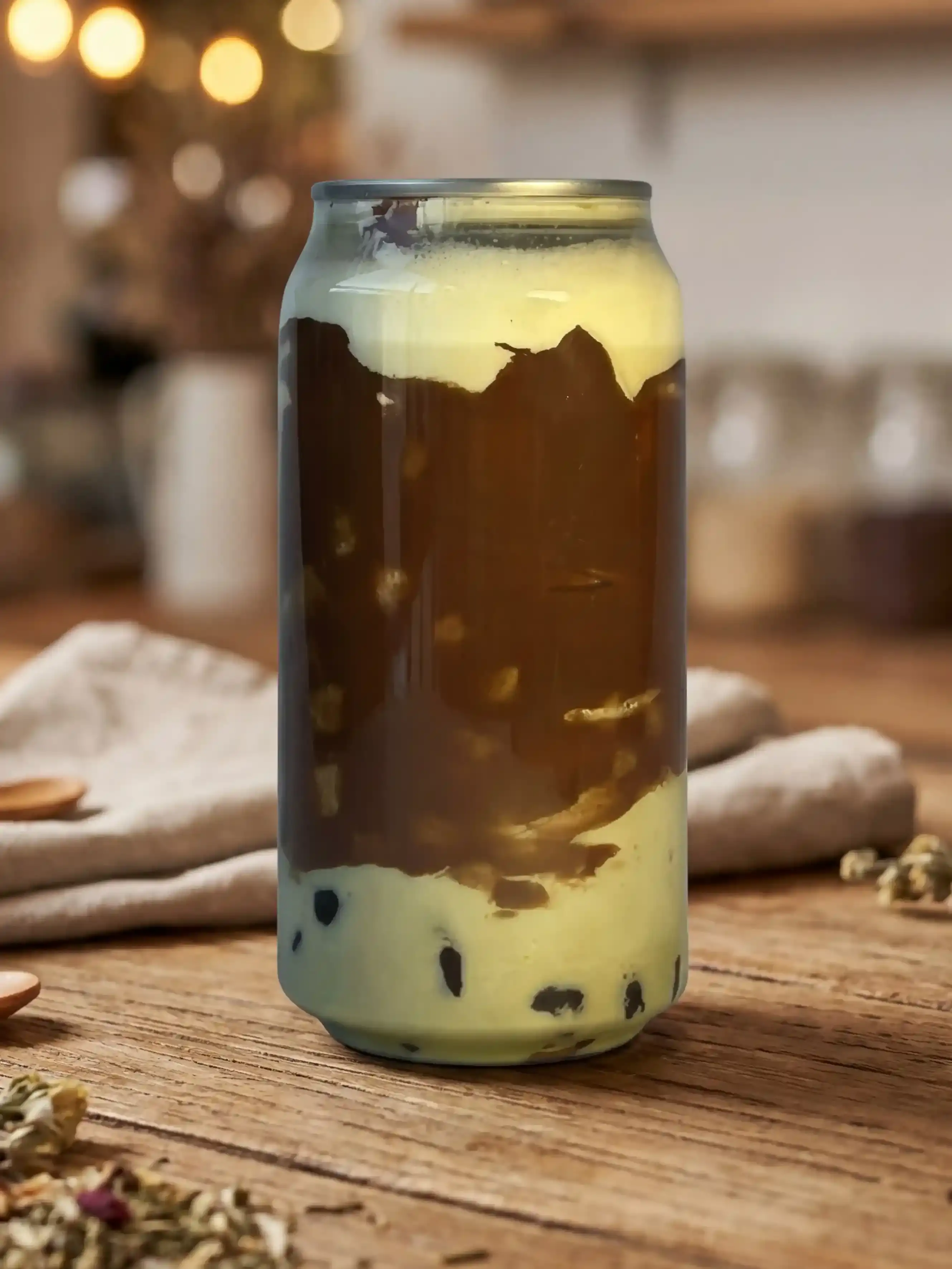 Bubble tea Дубайский шоколад с матчей от Brofood